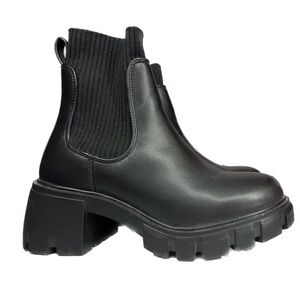 Steve Madden Black Ankle Booties